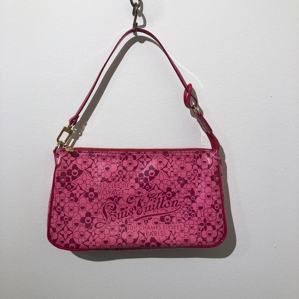 Louis Vuitton Cosmic Blossom Pink Leather Bag
